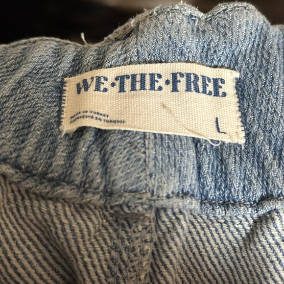 Free People We The Free Pavement Artist Slouchy Cropped Jeans - Picture 8 of 9